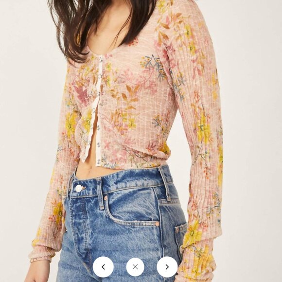 We The Free Tops - Free People Medium angelina top in light combo We The Free